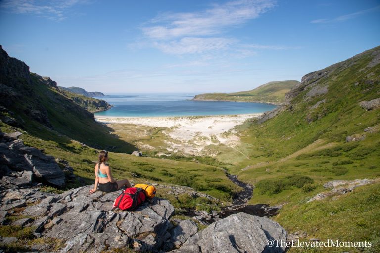 Day 2 – Backpacking Sørøya – Hiking Tarhalsen to Holmevannet