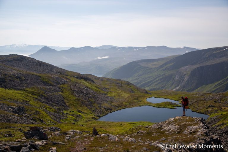 Day 3 – Backpacking Sørøya – Hiking Holmevannet to Kuvikfjellet
